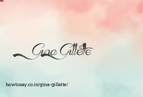 Gina Gillette