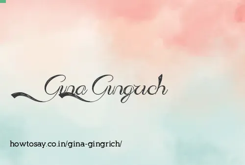 Gina Gingrich