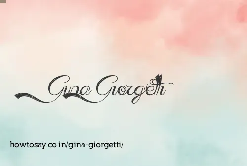 Gina Giorgetti