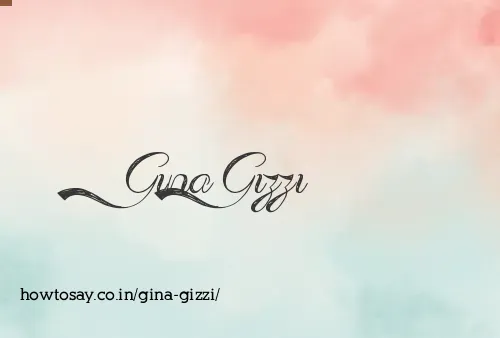 Gina Gizzi