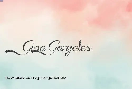 Gina Gonzales
