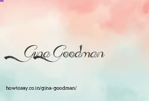 Gina Goodman