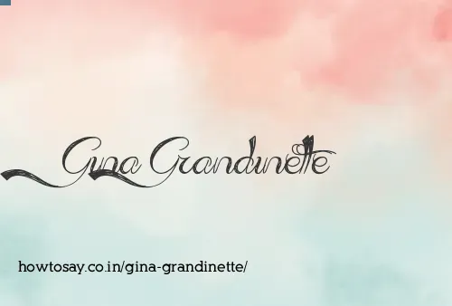 Gina Grandinette