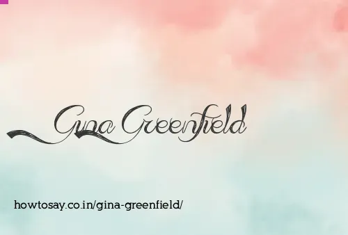Gina Greenfield