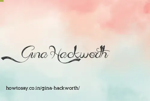 Gina Hackworth