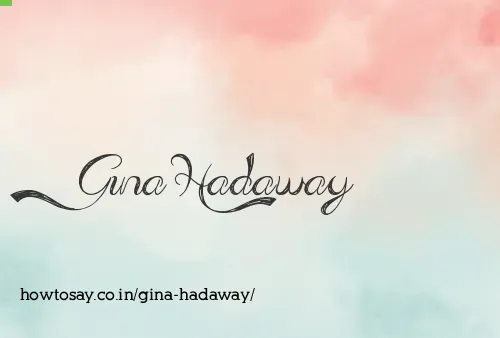 Gina Hadaway