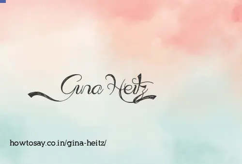 Gina Heitz