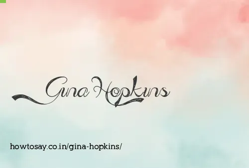 Gina Hopkins