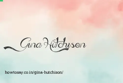 Gina Hutchison