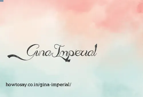 Gina Imperial