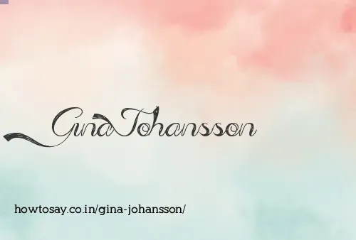Gina Johansson