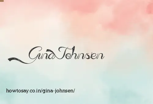 Gina Johnsen