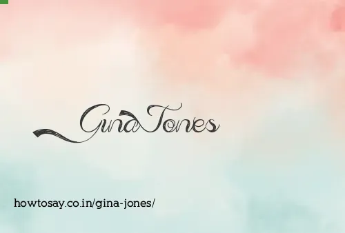 Gina Jones