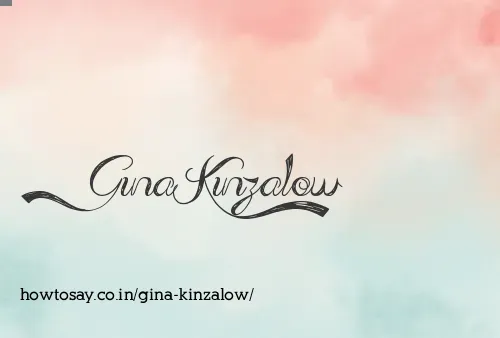 Gina Kinzalow