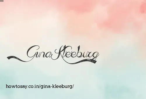 Gina Kleeburg