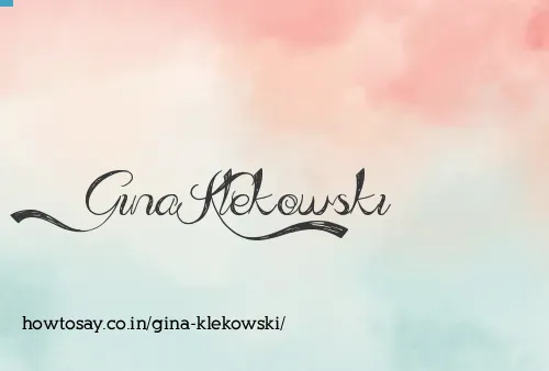 Gina Klekowski