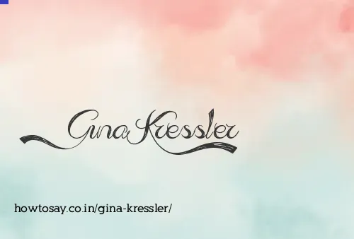 Gina Kressler