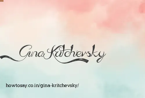Gina Kritchevsky