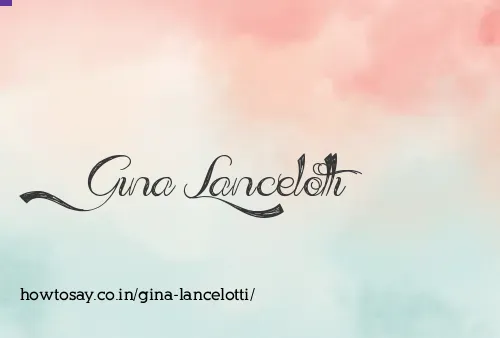 Gina Lancelotti