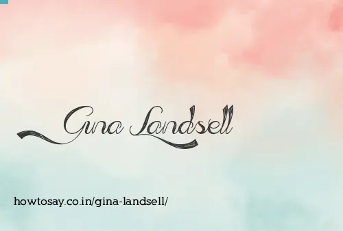 Gina Landsell