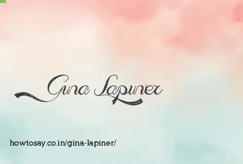 Gina Lapiner