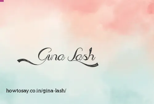 Gina Lash