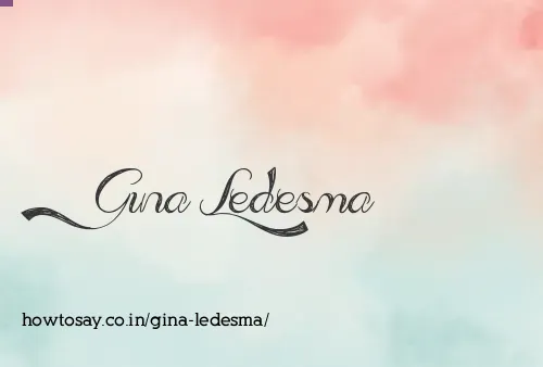 Gina Ledesma