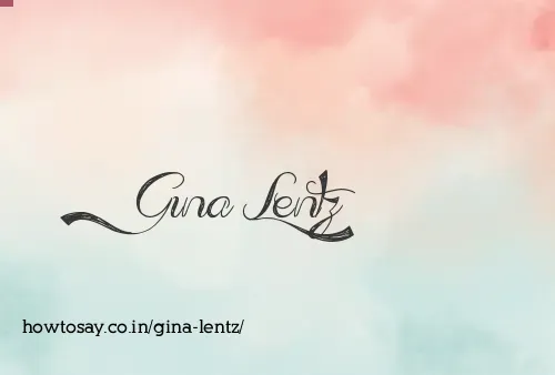 Gina Lentz