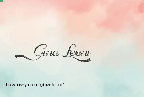 Gina Leoni