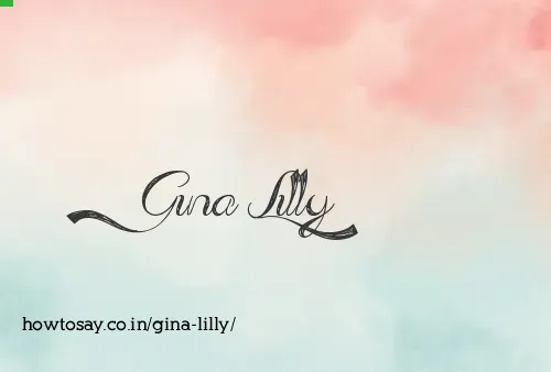 Gina Lilly