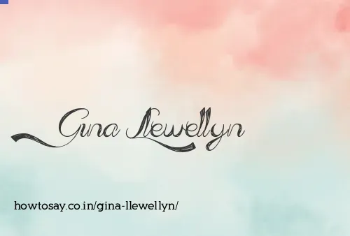 Gina Llewellyn
