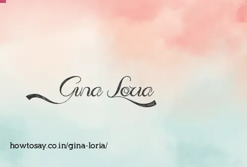 Gina Loria