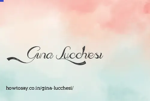 Gina Lucchesi