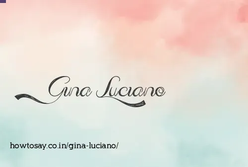 Gina Luciano