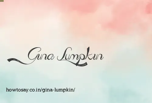 Gina Lumpkin