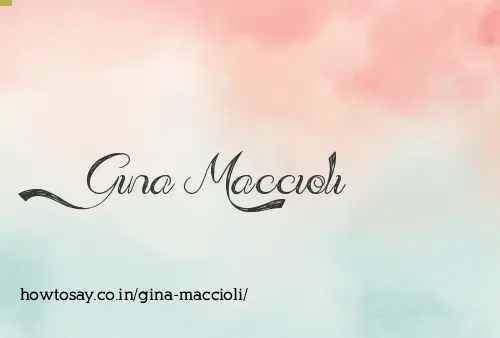 Gina Maccioli