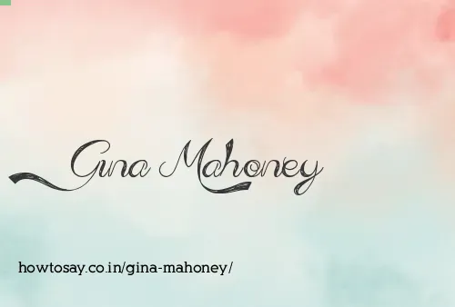 Gina Mahoney