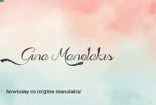Gina Manolakis