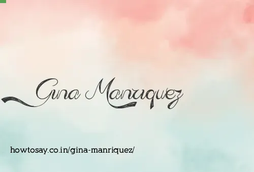 Gina Manriquez