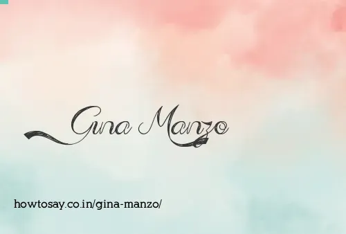 Gina Manzo
