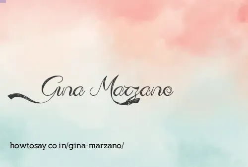Gina Marzano