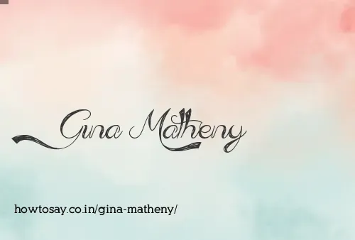 Gina Matheny