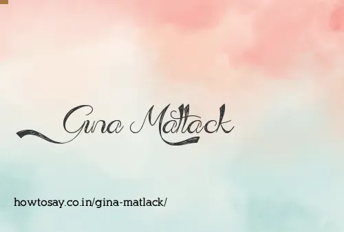 Gina Matlack
