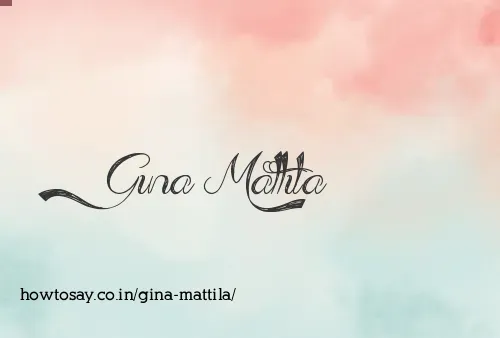 Gina Mattila