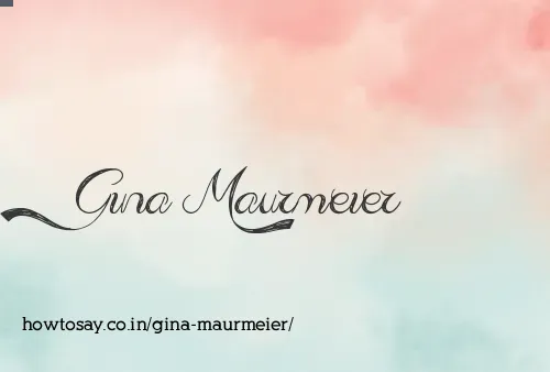 Gina Maurmeier