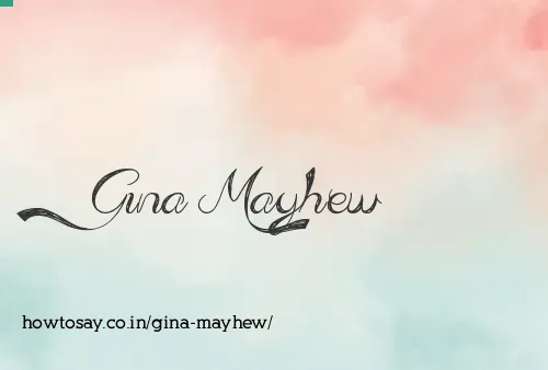 Gina Mayhew