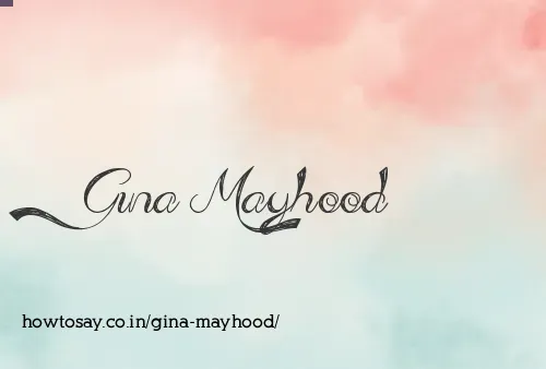 Gina Mayhood