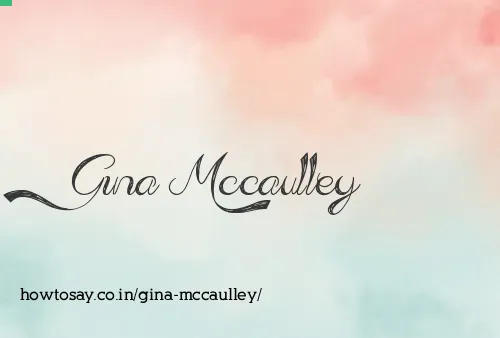Gina Mccaulley