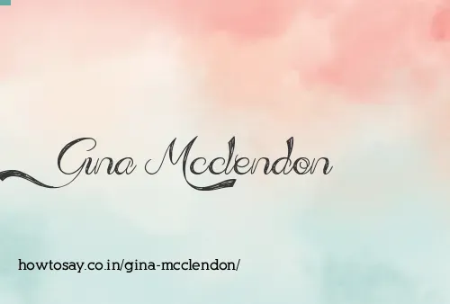 Gina Mcclendon