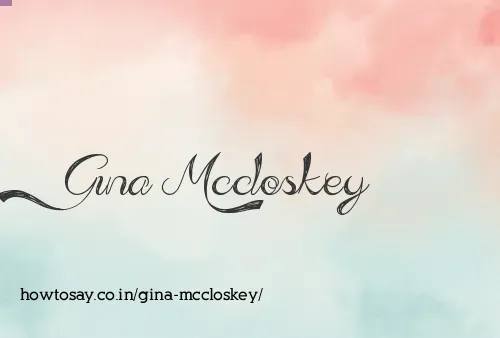 Gina Mccloskey